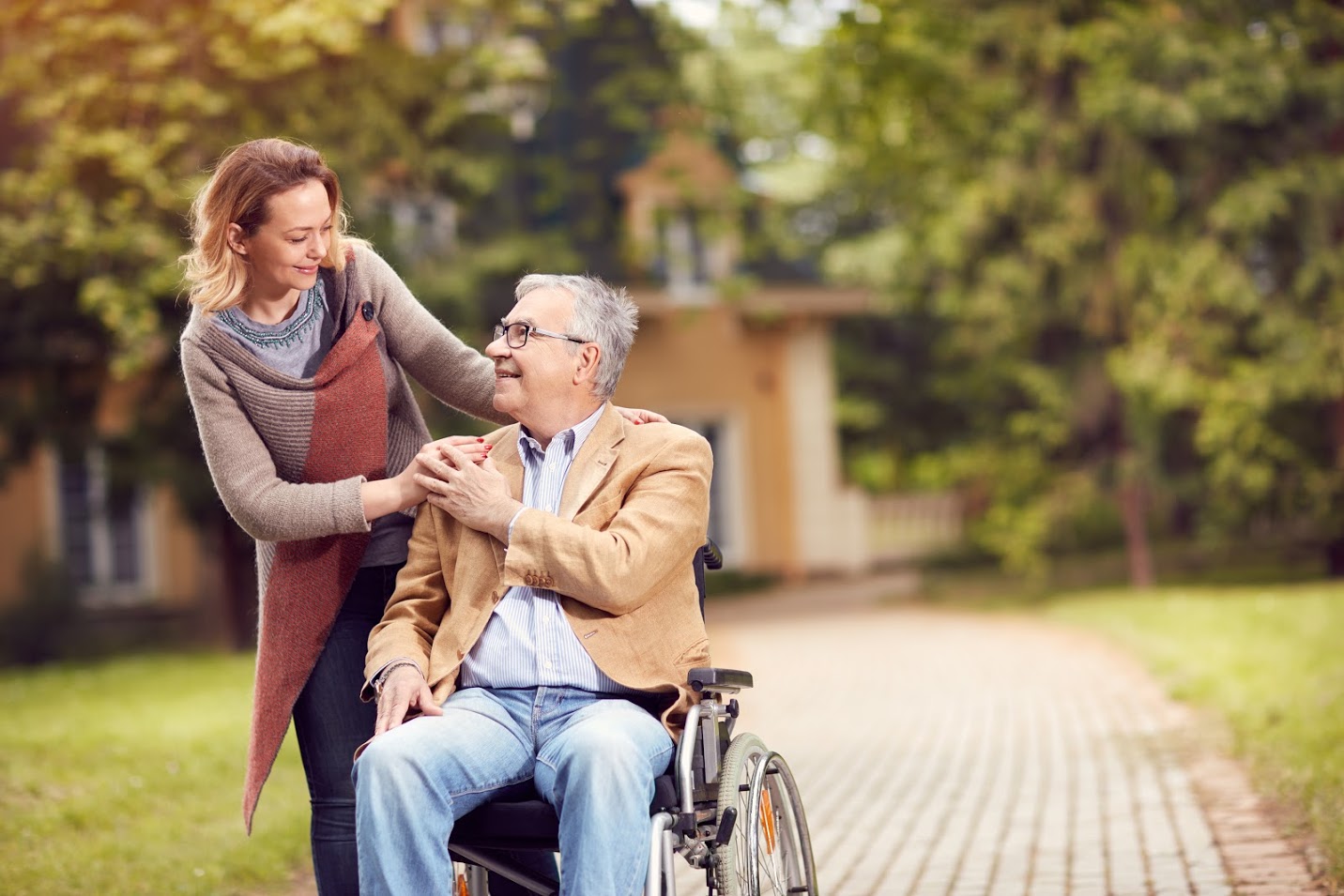 Caregiver Assisting Elderly
